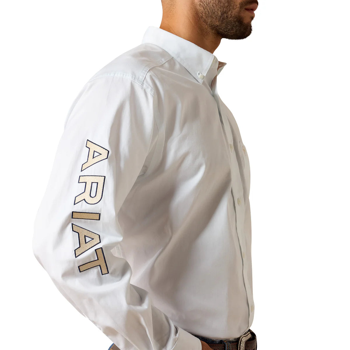 Camisa Ariat MNS Team Logo Lightweight Twill Classic Fit Shirt Caballero