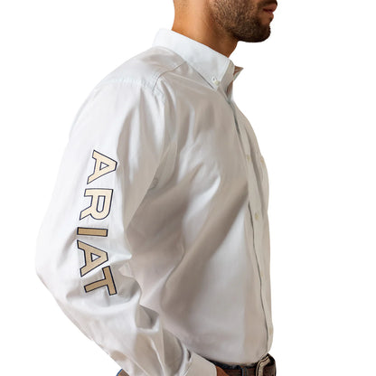 Camisa Ariat MNS Team Logo Lightweight Twill Classic Fit Shirt Caballero