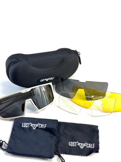 Lentes Lostcalf Cometa White/Black