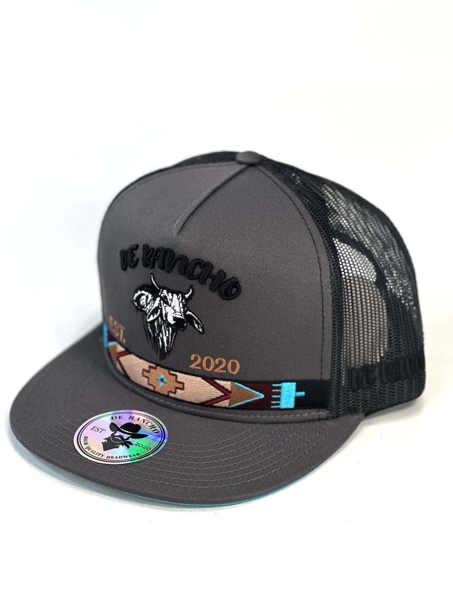 Gorra De Rancho Brahman Gris