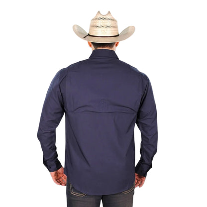 Camisa Cactus Azul Marino