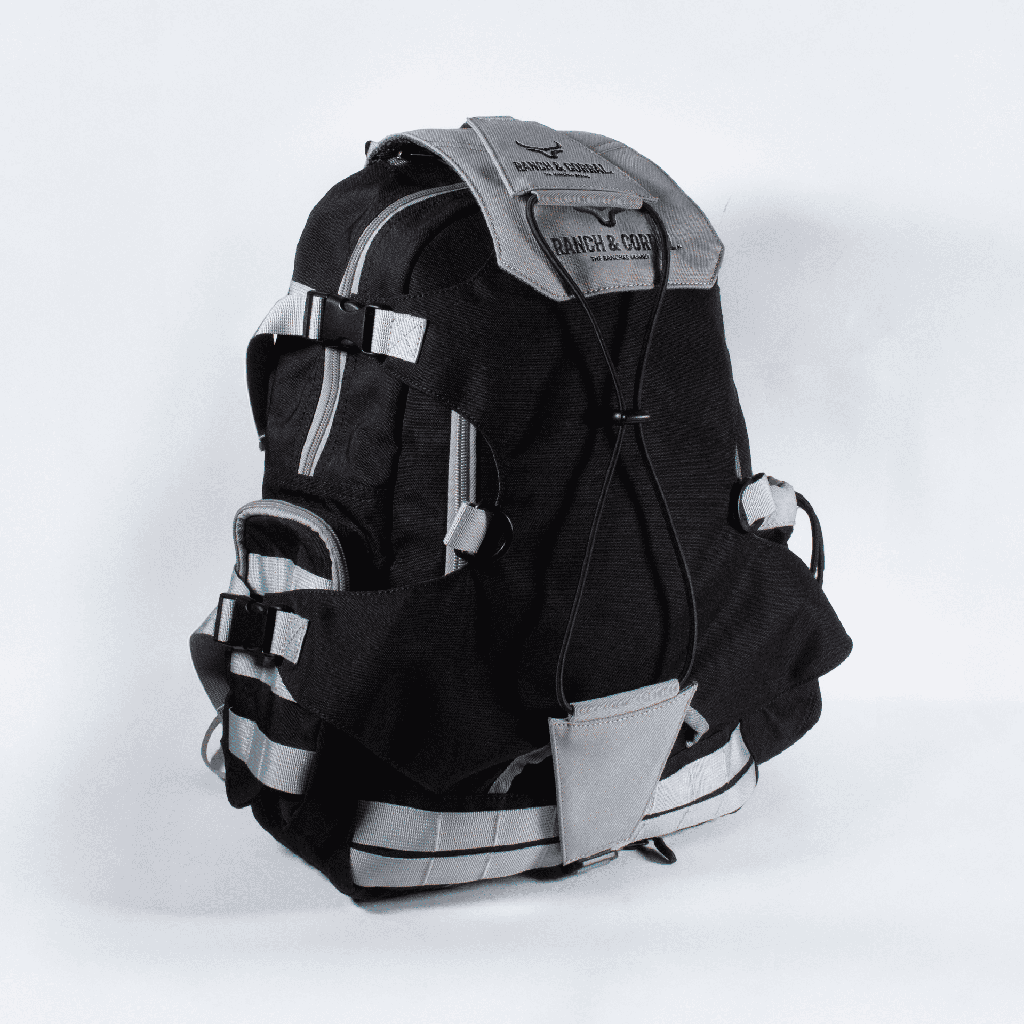 Mochila Vaquera Ranch & Corral Black / Grey