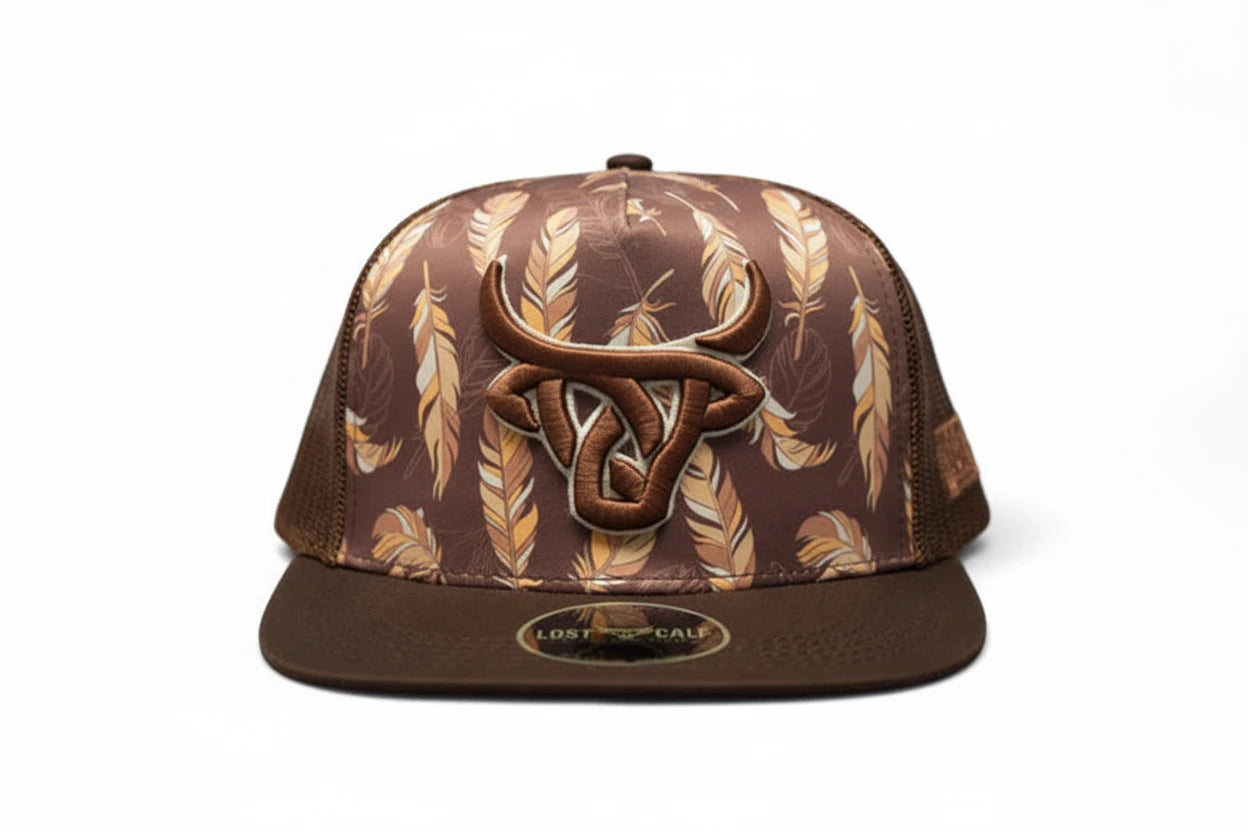 Gorra Lostcalf Plumas Café