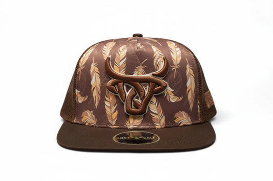 Gorra Lostcalf Plumas Café