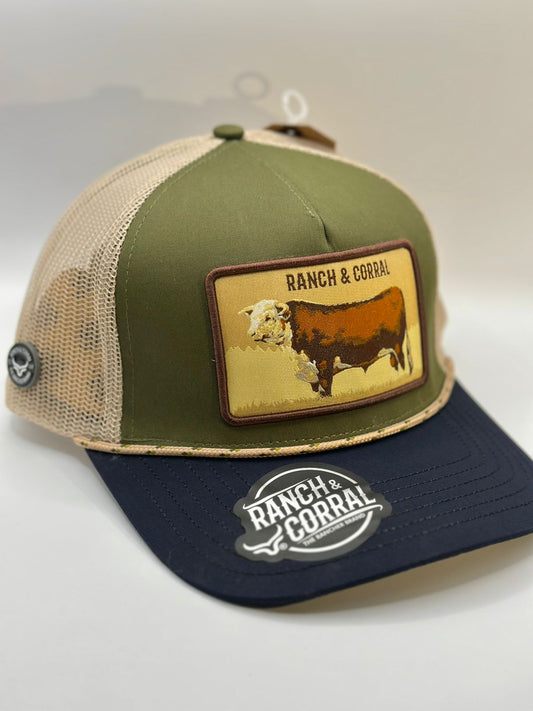 Gorra ranch corral ganadera hereford