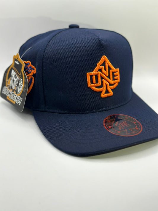 Iron trendy ONE BLUE ORANGE