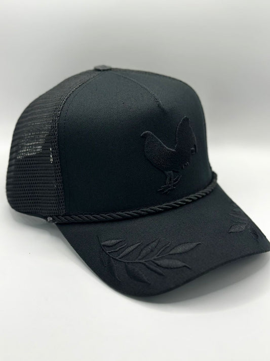 Sombrero blanco gallo black