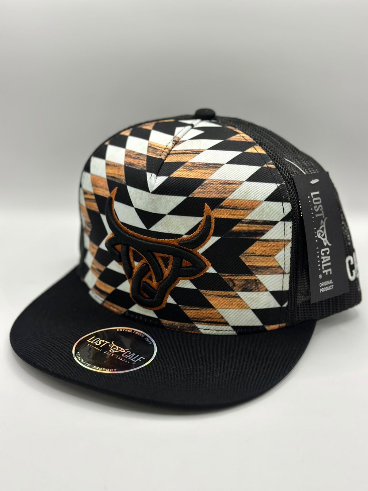 Gorra lostcalf Texana | Cafe black