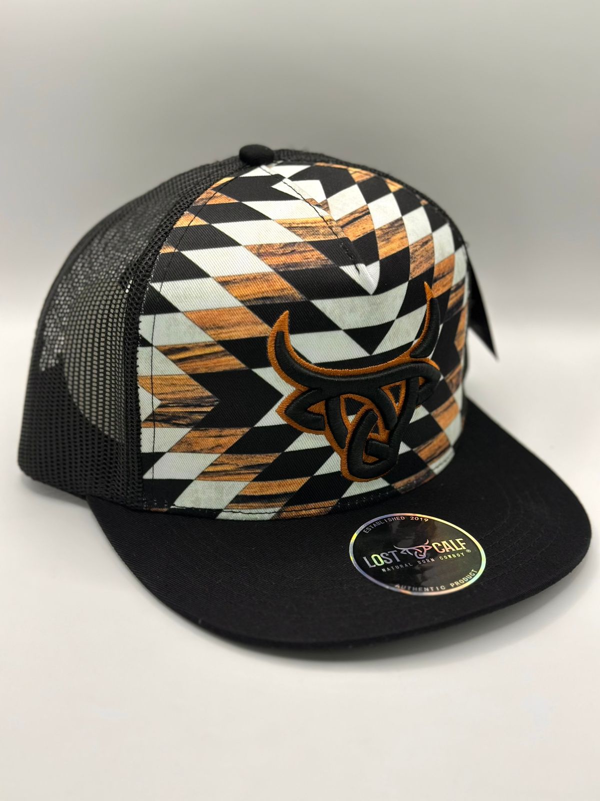 Gorra lostcalf Texana | Cafe black