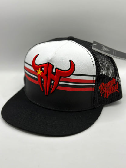 Gorra rouhg hand rojo | black