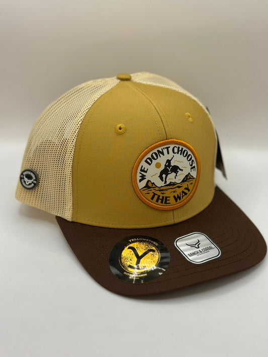 Gorra Ranch & Corral Yellowstone Choco Beige