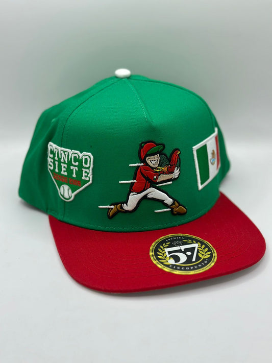 Gorra 5.7 beisbol verde