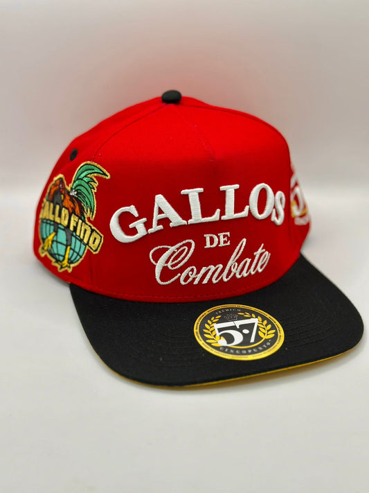 Gorra 5.7 Gallos de combate roja