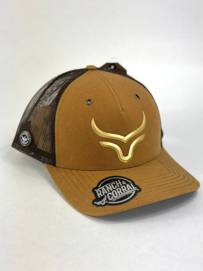 Gorra ranch corral clasica gold
