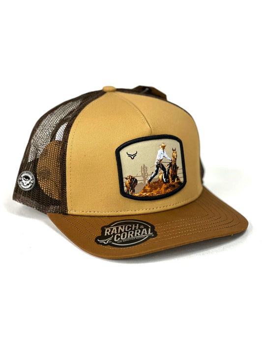 Gorra Ranch Corral Rodeo Lazo de Becerro